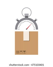 delivery service concept isolated icon vector illustration design