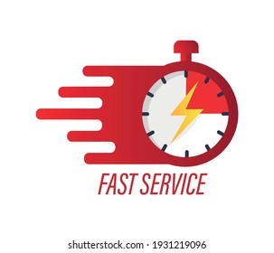 delivery service concept, online order tracking, delivery home and office. Express delivery icon for apps and website isolated on white background.