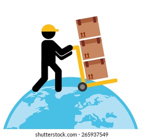 delivery service design, vector illustration eps10 graphic 
