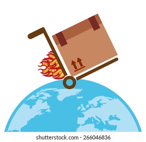 delivery service design, vector illustration eps10 graphic 