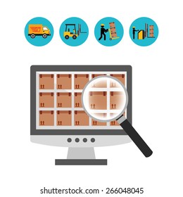 delivery service design, vector illustration eps10 graphic 
