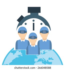 delivery service design, vector illustration eps10 graphic 