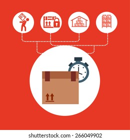 delivery service design, vector illustration eps10 graphic 