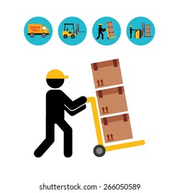 delivery service design, vector illustration eps10 graphic 