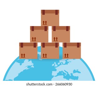 delivery service design, vector illustration eps10 graphic 