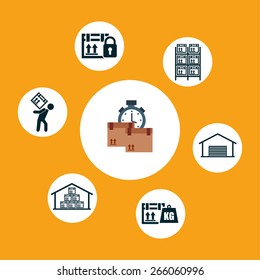 delivery service design, vector illustration eps10 graphic 