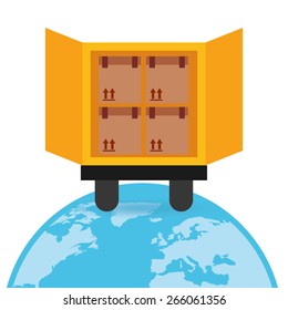 delivery service design, vector illustration eps10 graphic 