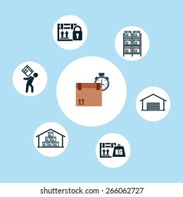 delivery service design, vector illustration eps10 graphic 