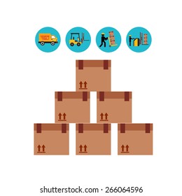 delivery service design, vector illustration eps10 graphic 