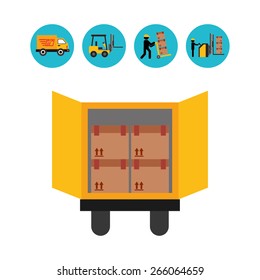 delivery service design, vector illustration eps10 graphic 
