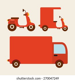 delivery service design, vector illustration eps10 graphic 