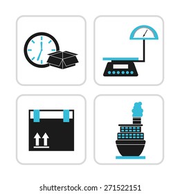 delivery service design, vector illustration eps10 graphic