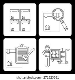 delivery service design, vector illustration eps10 graphic 