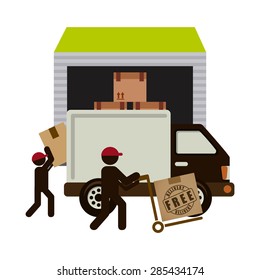 delivery service design, vector illustration eps10 graphic 