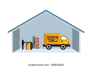 delivery service design, vector illustration eps10 graphic 