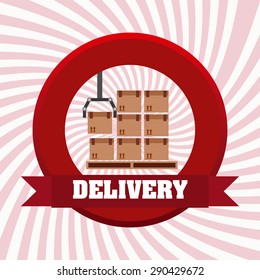 delivery service design, vector illustration eps10 graphic 