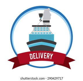 delivery service design, vector illustration eps10 graphic 