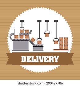 delivery service design, vector illustration eps10 graphic 
