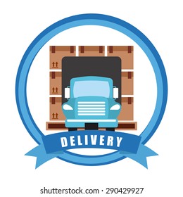 delivery service design, vector illustration eps10 graphic 