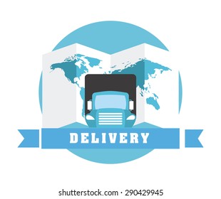 delivery service design, vector illustration eps10 graphic 