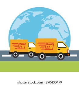 delivery service design, vector illustration eps10 graphic 