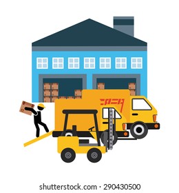 delivery service design, vector illustration eps10 graphic 