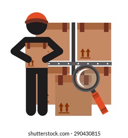 delivery service design, vector illustration eps10 graphic 