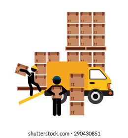 delivery service design, vector illustration eps10 graphic 
