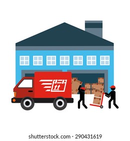 delivery service design, vector illustration eps10 graphic 