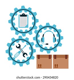 delivery service design, vector illustration eps10 graphic 