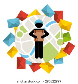 delivery service design, vector illustration eps10 graphic 
