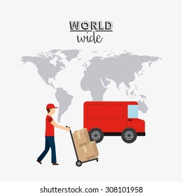 delivery service design, vector illustration eps10 graphic 