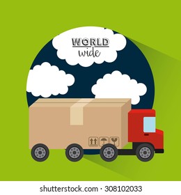 delivery service design, vector illustration eps10 graphic 