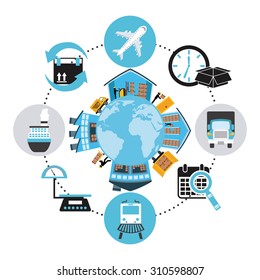 delivery service design, vector illustration eps10 graphic 