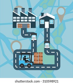delivery service design, vector illustration eps10 graphic 