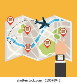 delivery service design, vector illustration eps10 graphic 