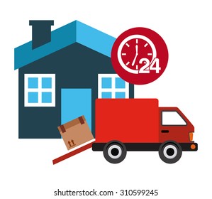 delivery service design, vector illustration eps10 graphic 