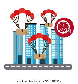 delivery service design, vector illustration eps10 graphic 