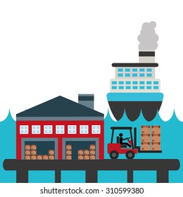 delivery service design, vector illustration eps10 graphic 