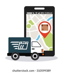 delivery service design, vector illustration eps10 graphic 