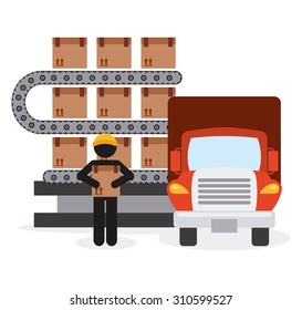 delivery service design, vector illustration eps10 graphic 