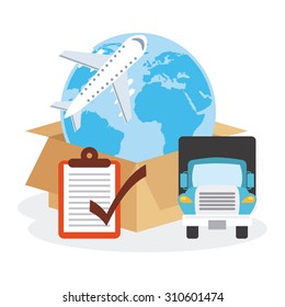delivery service design, vector illustration eps10 graphic 