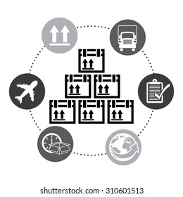 delivery service design, vector illustration eps10 graphic 