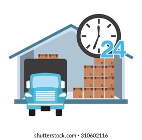 delivery service design, vector illustration eps10 graphic 