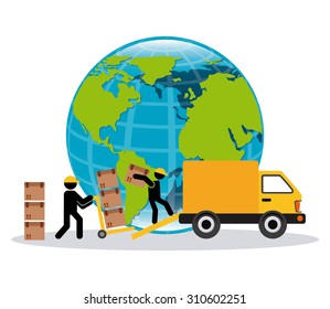 delivery service design, vector illustration eps10 graphic 