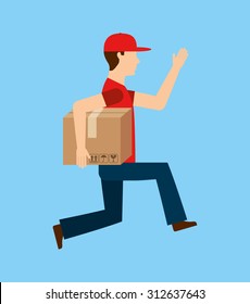 delivery service design, vector illustration eps10 graphic 