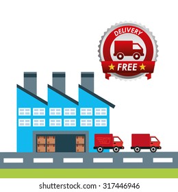 delivery service design, vector illustration eps10 graphic 