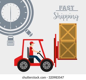 delivery service design, vector illustration eps10 graphic 