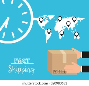 delivery service design, vector illustration eps10 graphic 