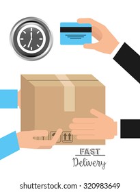 delivery service design, vector illustration eps10 graphic 